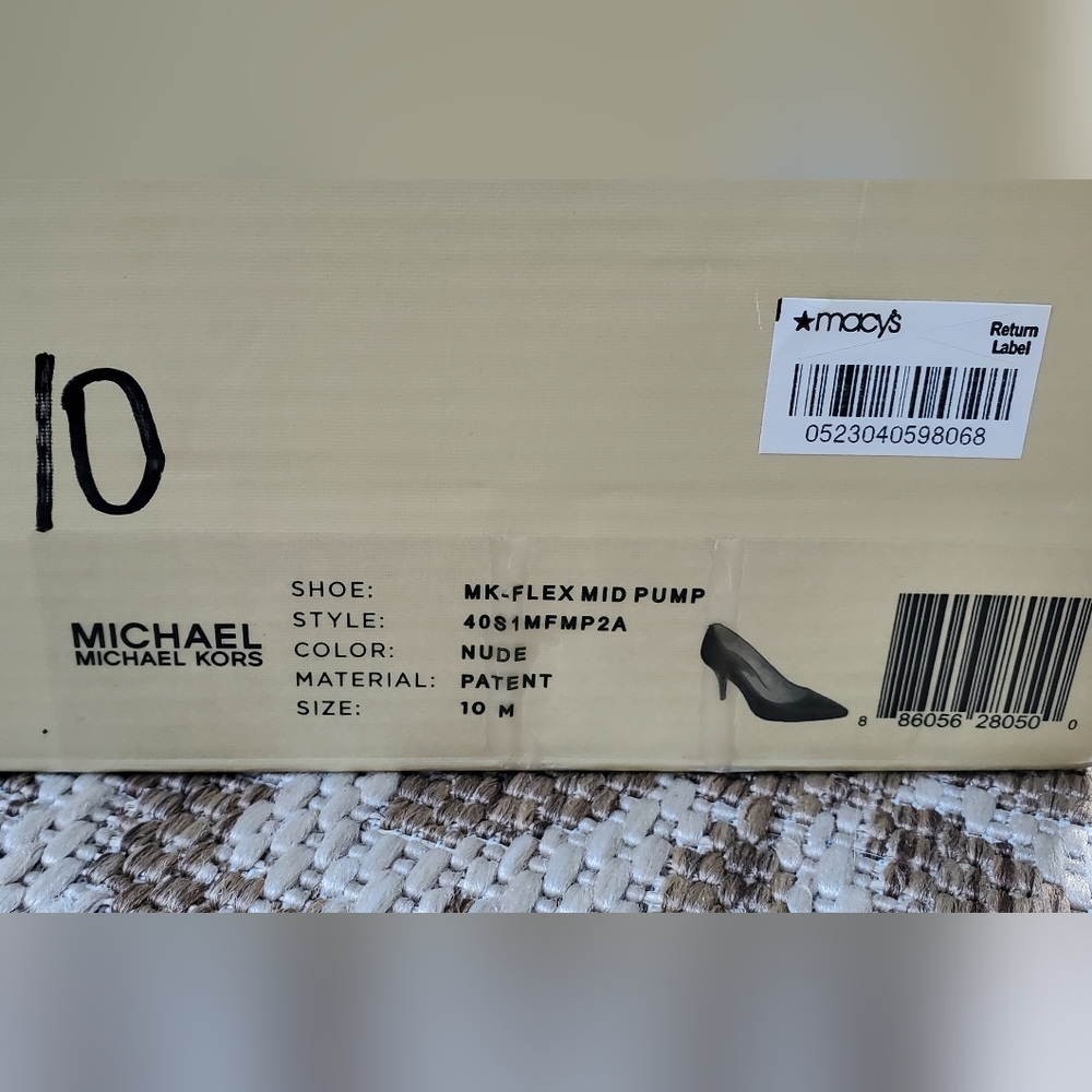 NWT - Michael Kors | Stunning Nude Patent Heels Size 10 - Picture 2 of 12